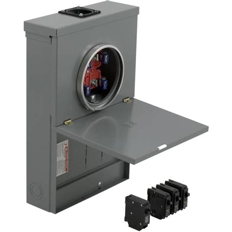 electrical box with lever|lowes breaker box.